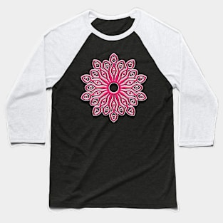 Pink magic Mandala Baseball T-Shirt